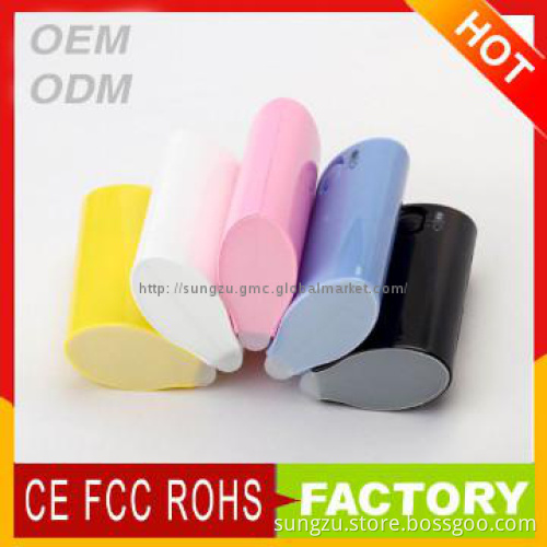 Factory fashion portable power bank with 4 lights